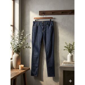 Joe's Jeans Gigi Womens 27 Dark Blue Mid Rise Skinny Stretch Denim Jeans